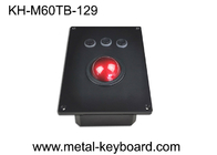 60mm Red Resin Industrial Trackball Mouse USB Interface and Long-Lasting Performance