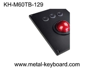 60mm Red Resin Industrial Trackball Mouse USB Interface and Long-Lasting Performance